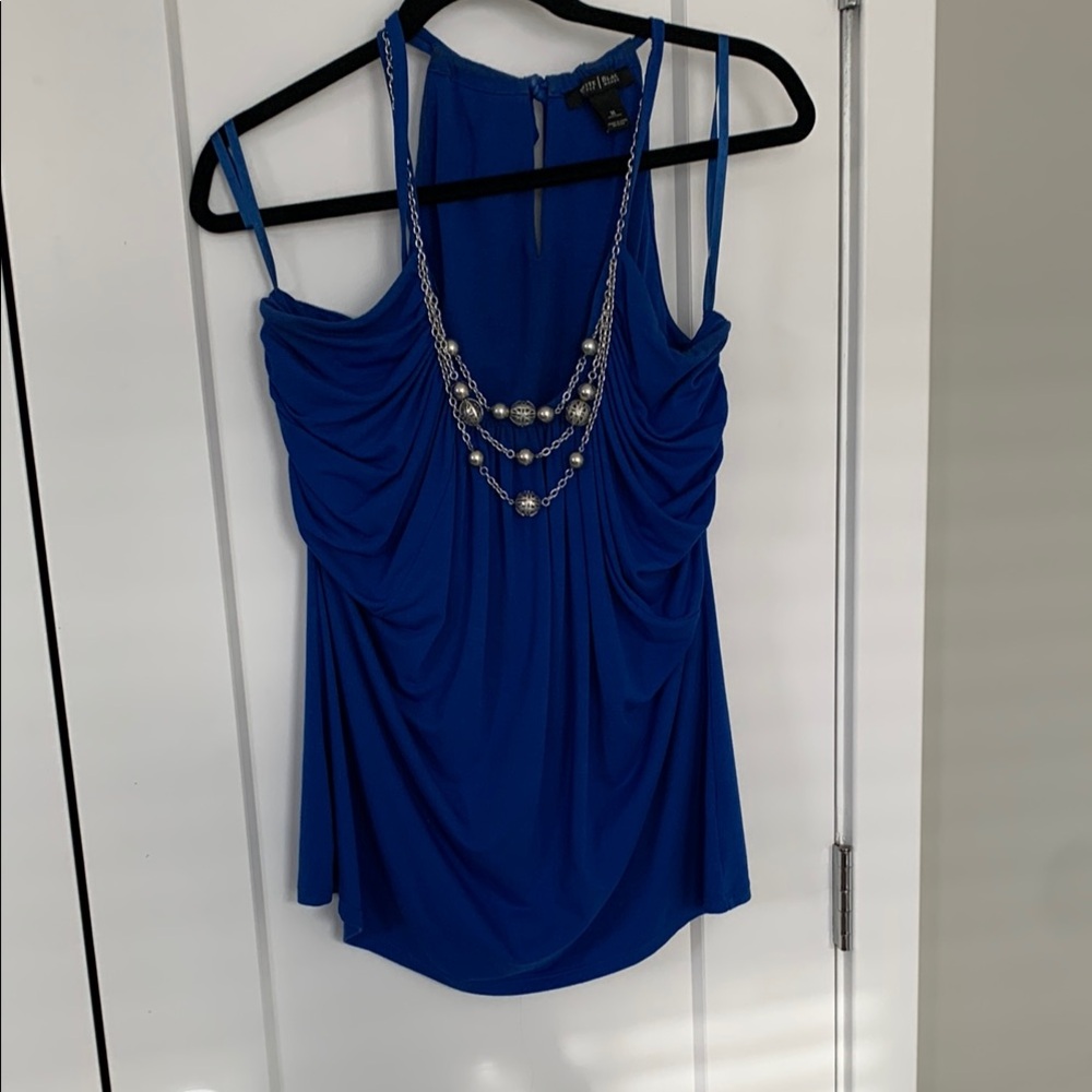 Gorgeous Blue Elegant Top